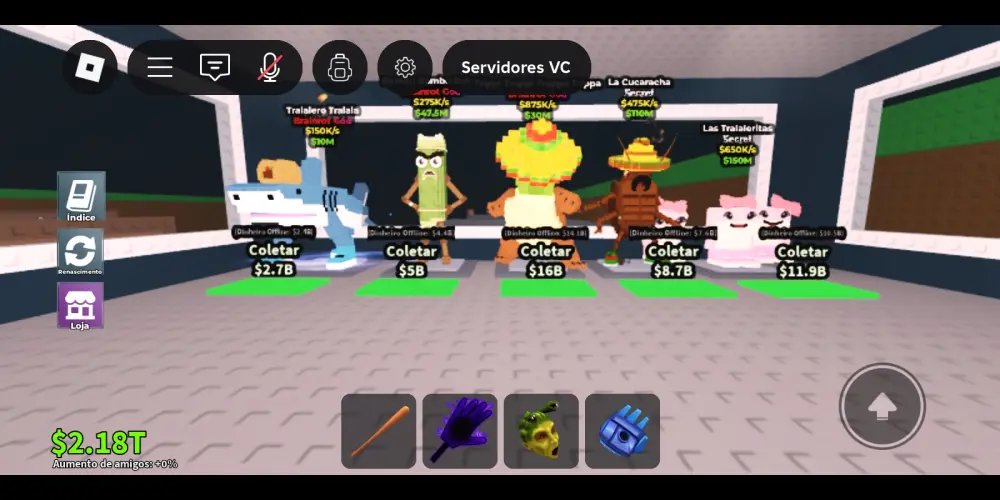 Imagem do grupo de WhatsApp ROUBE UM BRAINROTS🌈