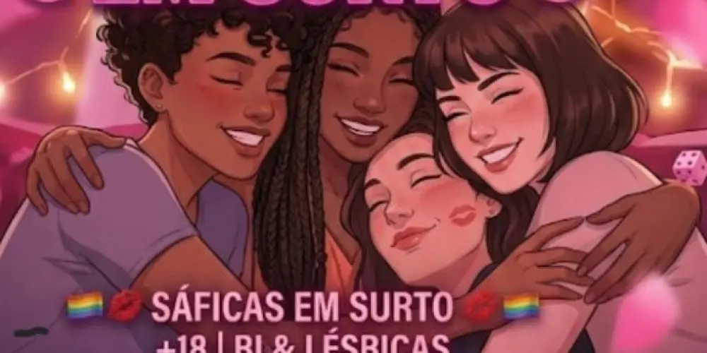 Imagem do grupo de WhatsApp 🏳️‍🌈💋 SÁFICAS EM SURTO 💋🏳️‍🌈