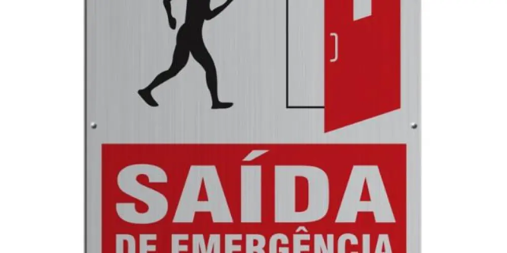Imagem do grupo de WhatsApp Saída de emergência