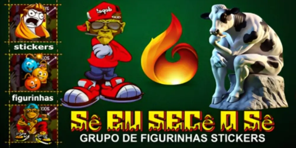 Imagem do grupo de WhatsApp se eu cêce o sê