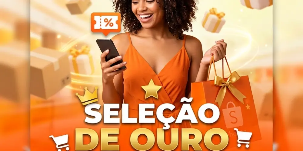 Imagem do grupo de WhatsApp Seleção de Ouro da Shopee