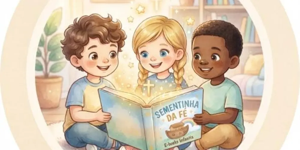 Imagem do grupo de WhatsApp Sementinha da Fé| Ebooks infantis
