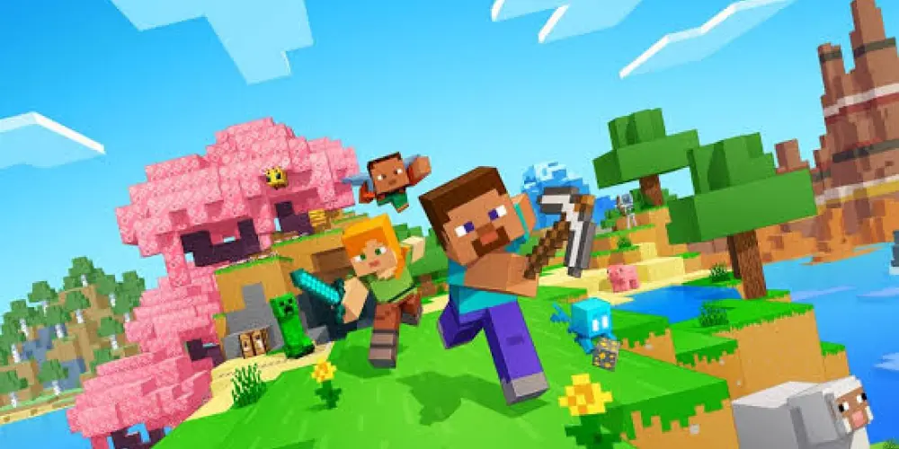 Imagem do grupo de WhatsApp Servindo de minecraft