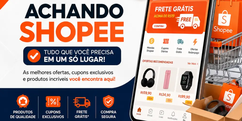 Imagem do grupo de WhatsApp Shopee em ofertas