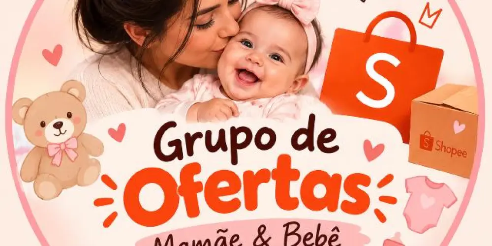 Imagem do grupo de WhatsApp shopee ofertas mamães