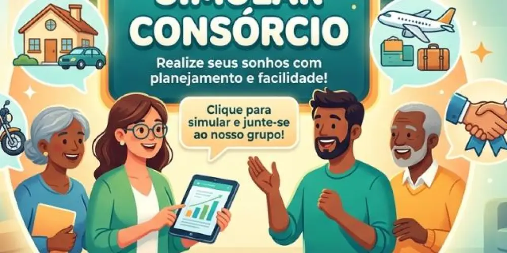 Imagem do grupo de WhatsApp SIMULAR CONSÓRCIO E INVESTIMENTO.