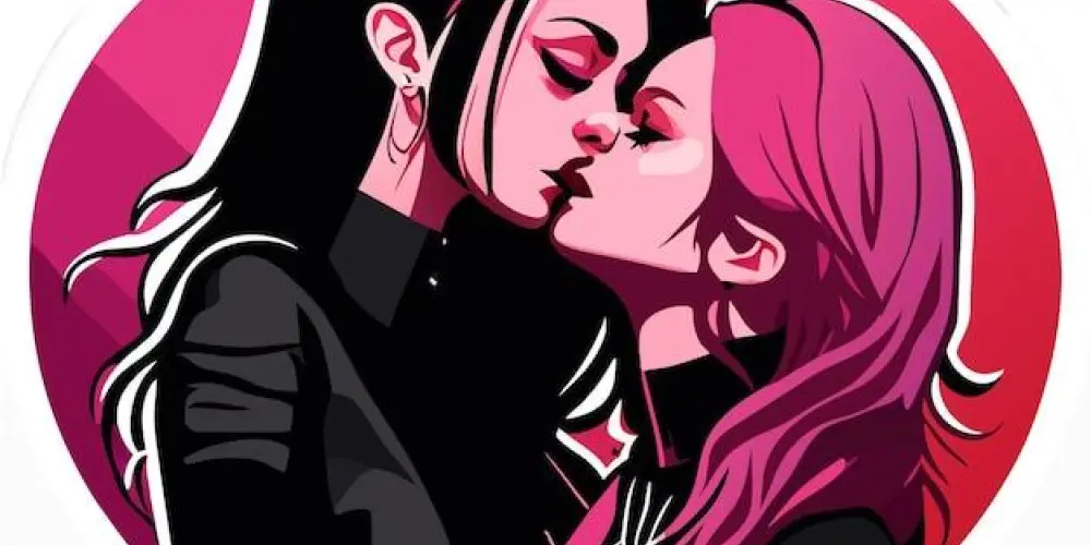 Imagem do grupo de WhatsApp Só lésbicas