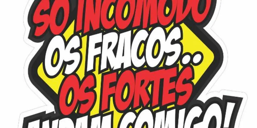 Imagem do grupo de WhatsApp Só os fortes aguentam