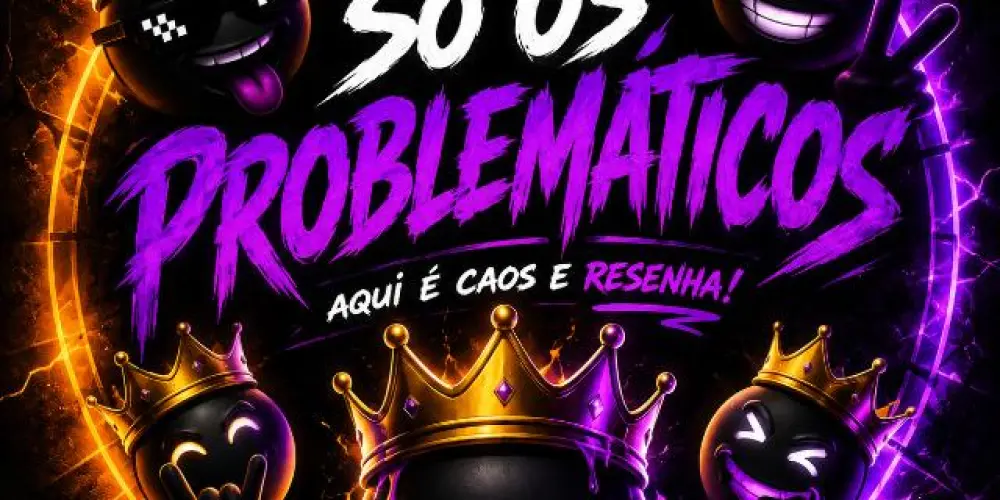 Imagem do grupo de WhatsApp ༺ Só os Problemáticos ༻