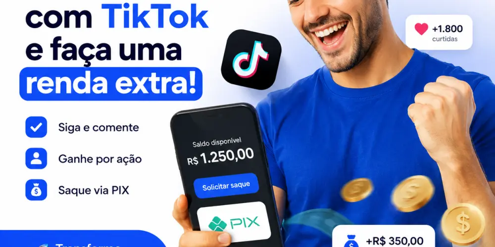 Imagem do grupo de WhatsApp Sociei - Renda Extra com TikTok