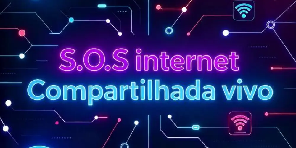 Imagem do grupo de WhatsApp S.O.S internet Compartilhada vivo