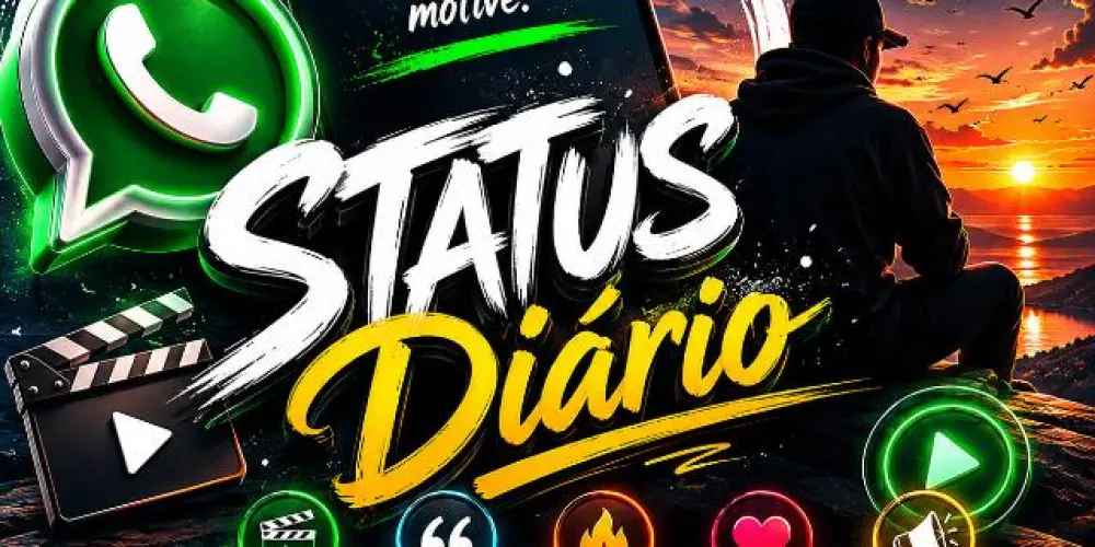 Imagem do grupo de WhatsApp Status Diário 🎞📱