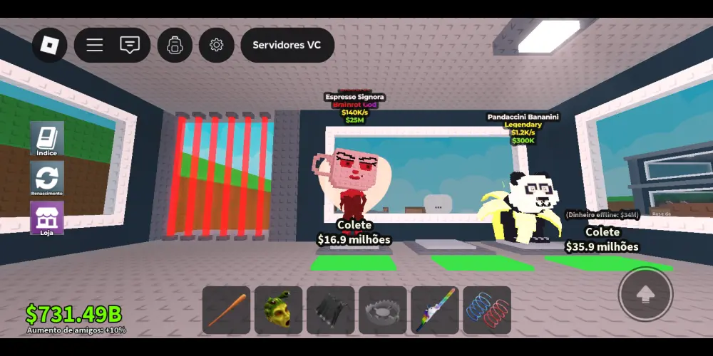 Imagem do grupo de WhatsApp Steal a Brainrot