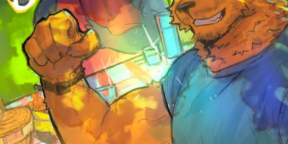 Imagem do grupo de WhatsApp Stickers furry