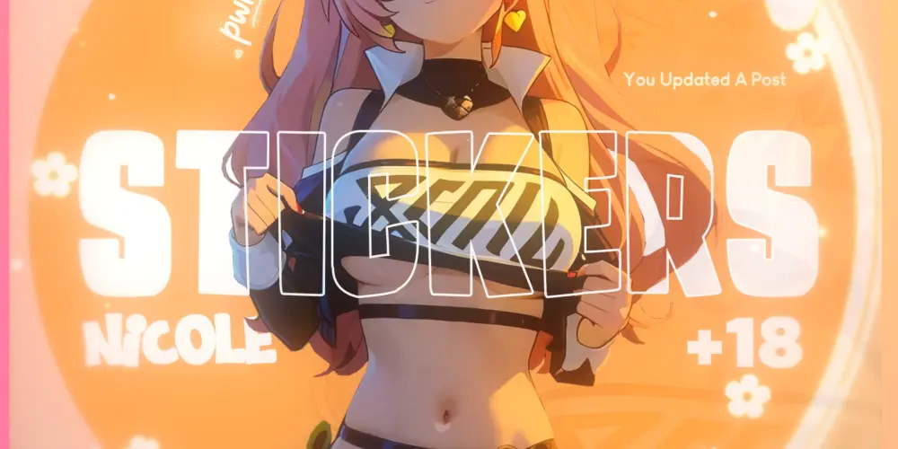 Imagem do grupo de WhatsApp STICKERS NICOLE