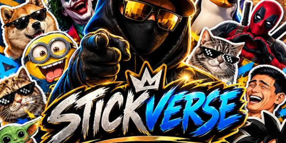 Imagem do grupo de WhatsApp STICKVERSE
