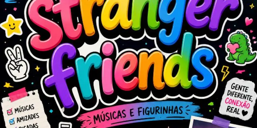 Imagem do grupo de WhatsApp stranger friends, músicas & figurinhas 🥰🥰🥰🎧🎤🎬🥰🥰
