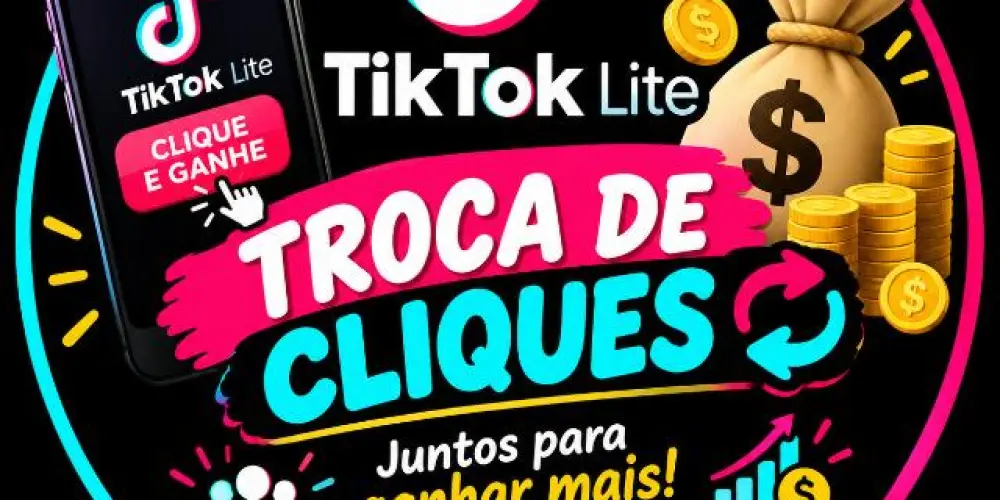 Imagem do grupo de WhatsApp TikTok Lite | Troca de Cliques💰🚀