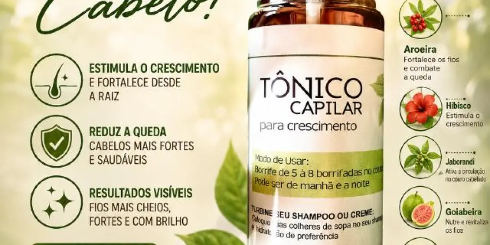 Imagem do grupo de WhatsApp Tônico capilar