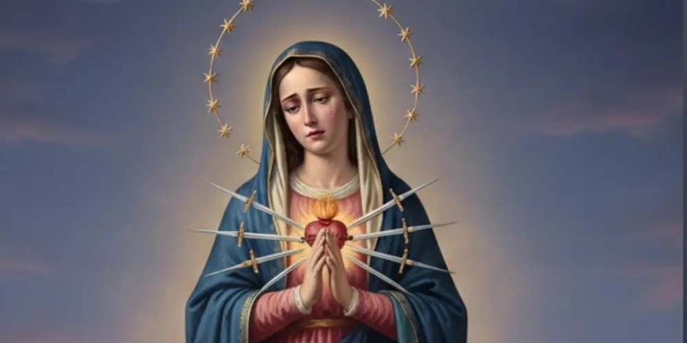 Imagem do grupo de WhatsApp Totus Tuus 💙 Virgem Maria