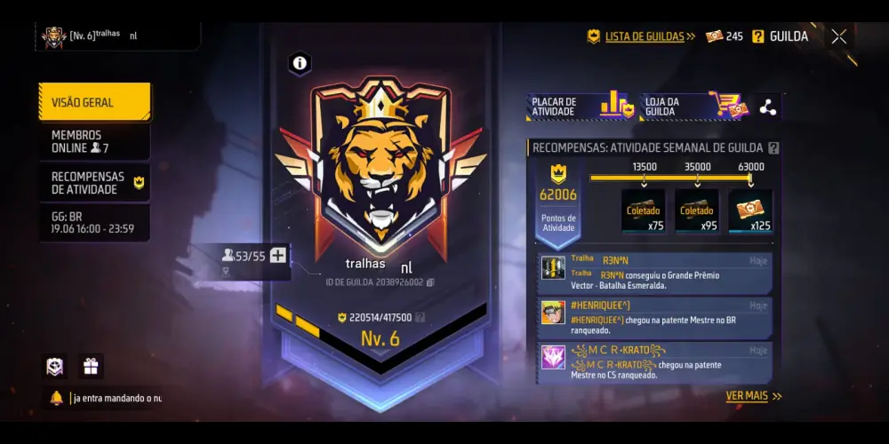 Imagem do grupo de WhatsApp Tralhas nl