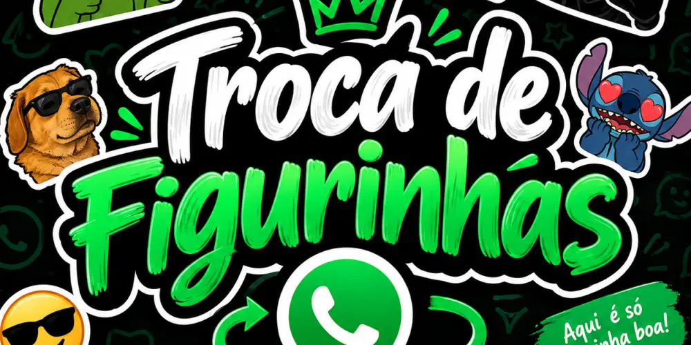 Imagem do grupo de WhatsApp Troca de figurinhas
