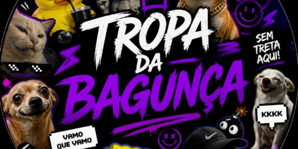 Imagem do grupo de WhatsApp Tropa da Bagunça🔥🥂