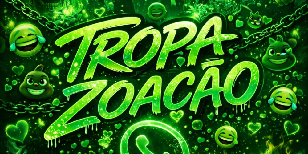 Imagem do grupo de WhatsApp Tropa Zoação