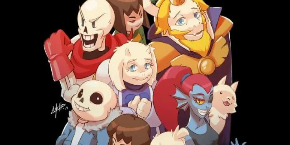 Imagem do grupo de WhatsApp UNDERTALE!