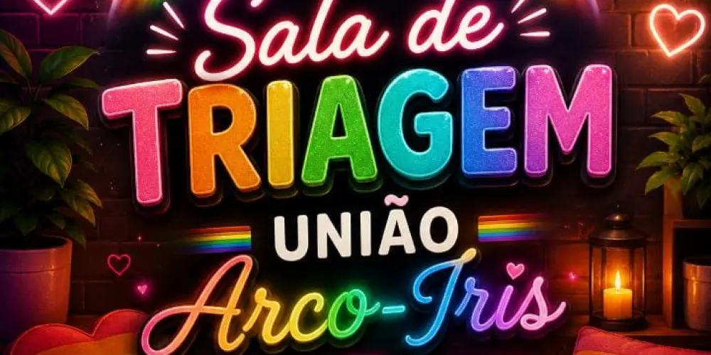 Imagem do grupo de WhatsApp União arco-íris
