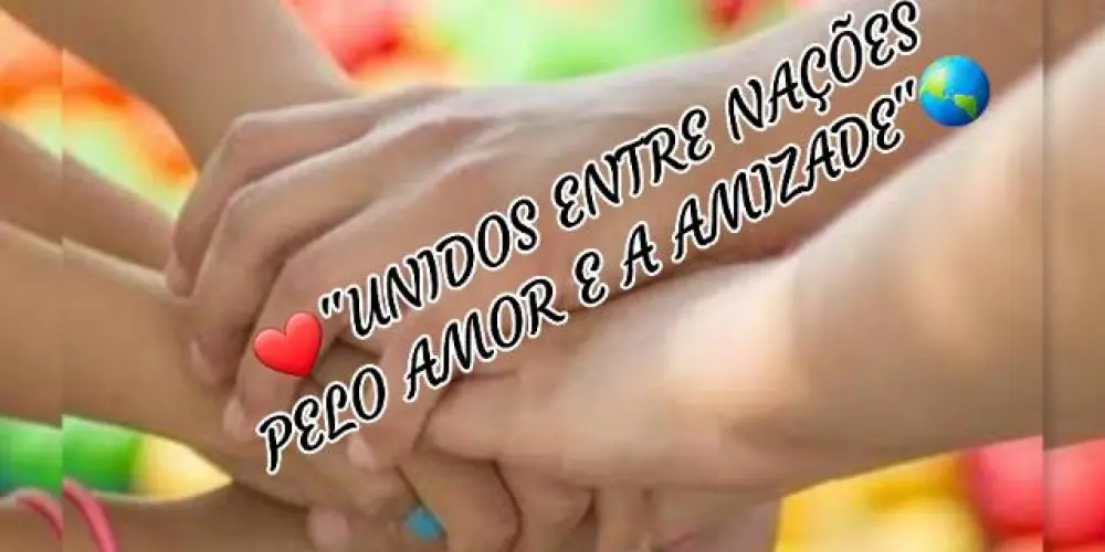 Imagem do grupo de WhatsApp ❤️"UNIDOS ENTRE NAÇÕES PELO AMOR E A AMIZADE"🌎