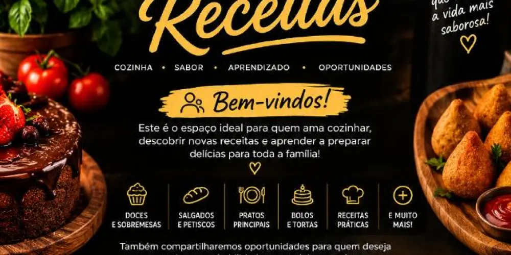 Imagem do grupo de WhatsApp Universo das receitas