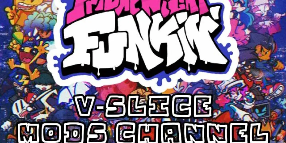 Imagem do grupo de WhatsApp V-Slice & Psych FNF MODs - Friday Night Funkin' Mobile