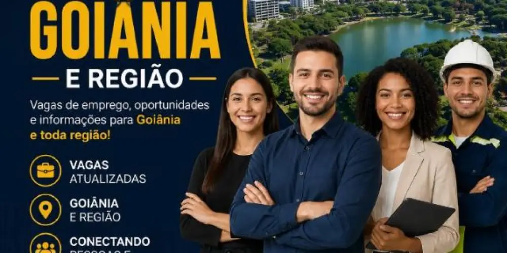 Imagem do grupo de WhatsApp Vagas de empregos Goiânia e região