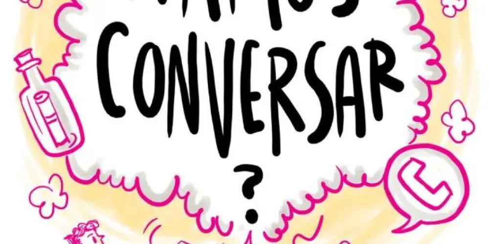 Imagem do grupo de WhatsApp Vamos conversar?🥺