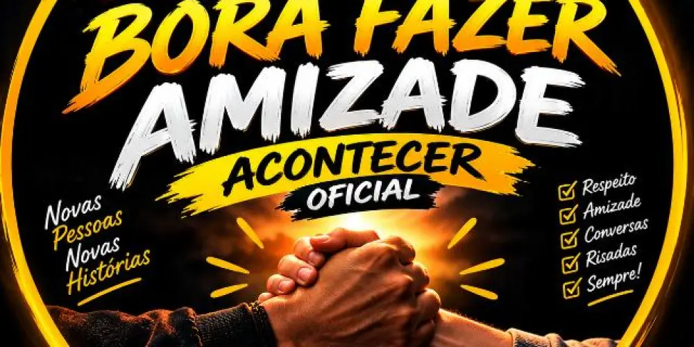 Imagem do grupo de WhatsApp VAMOS FAZER AMIZADE ACONTECER 🌎🇧🇷🤝