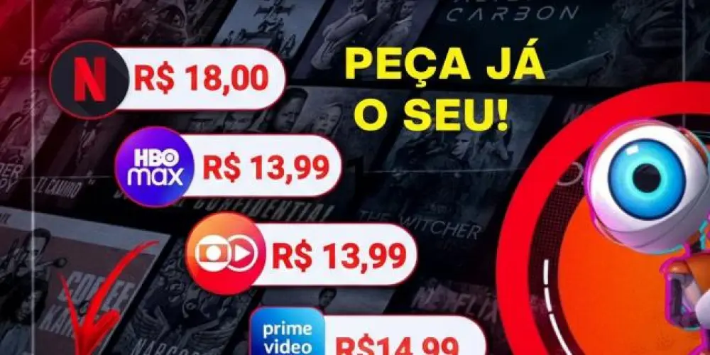 Imagem do grupo de WhatsApp ✅ VENDA DE TELAS NETFLIX, HBO, Etc...💸