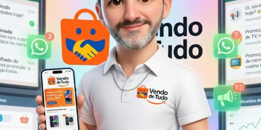 Imagem do grupo de WhatsApp Vendo de tudo🛒👟🛍️