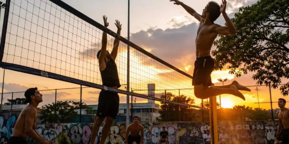 Imagem do grupo de WhatsApp Vôlei de praça 🏐