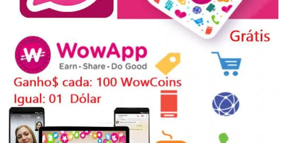 Imagem do grupo de WhatsApp WOWAPP RENDA EXTRA