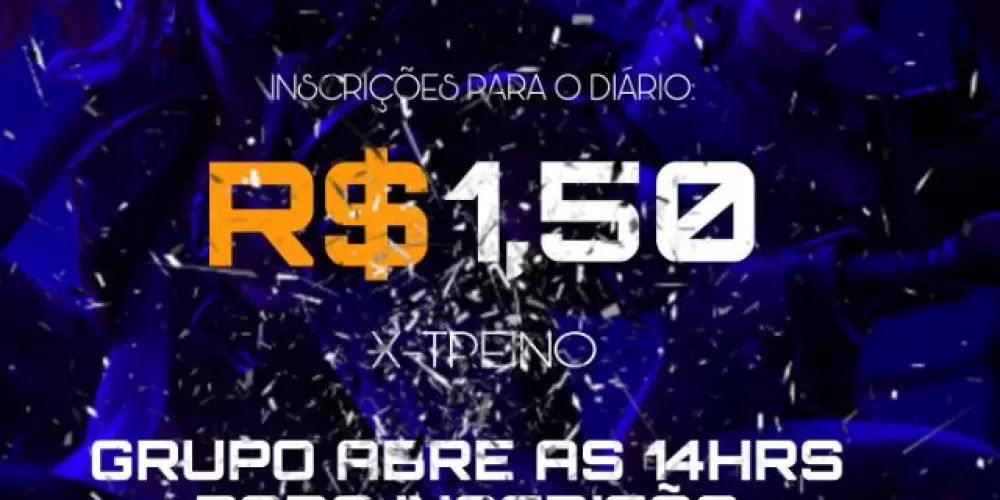 Imagem do grupo de WhatsApp X-TREINO LUNÁTICOSBK