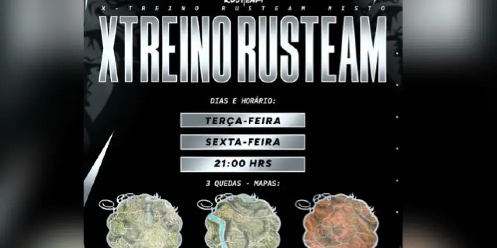 Imagem do grupo de WhatsApp XTREINO DA RUSTEAM ϟ