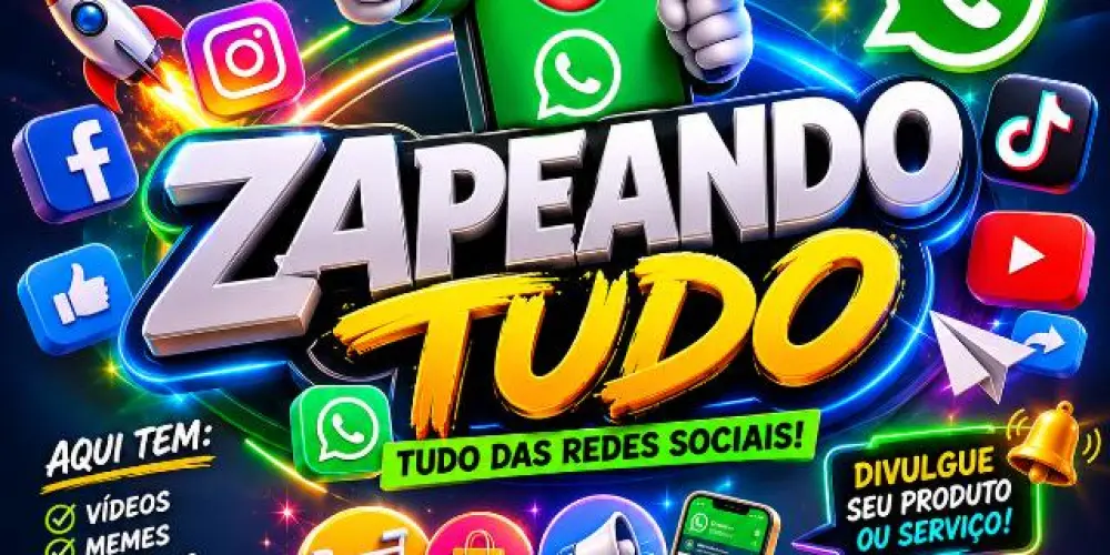 Imagem do grupo de WhatsApp Zapeando Tudo 👾👽🎸