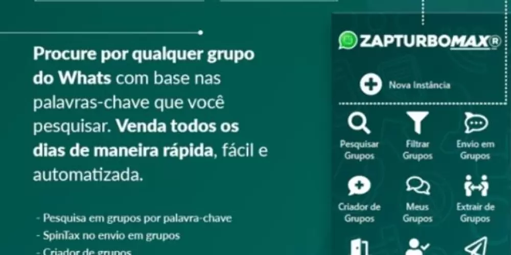 Imagem do grupo de WhatsApp ZapturboMax - automação para WhatsApp