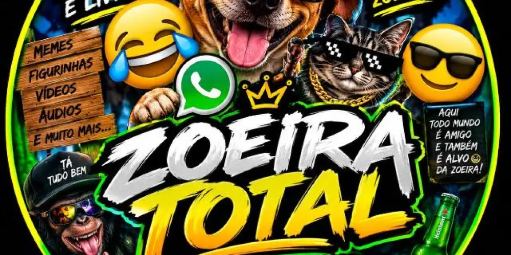 Imagem do grupo de WhatsApp Zoeira total!!