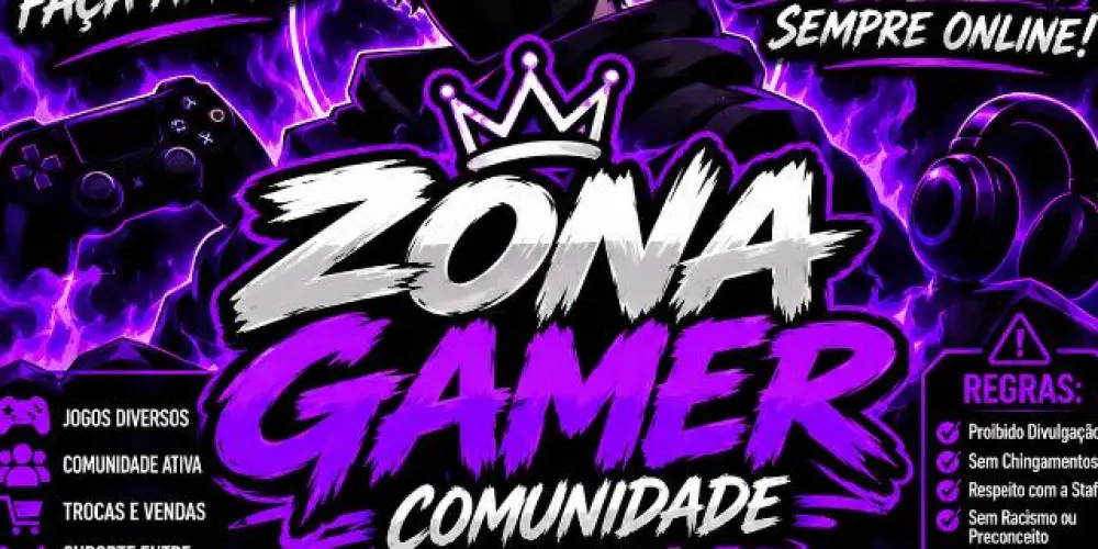 Imagem do grupo de WhatsApp Zona Gamer
