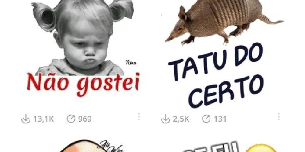 Imagem do grupo de WhatsApp Zueiras das figurinhas e links